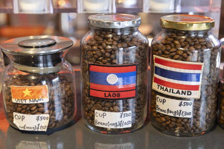 アジアの豆が中心で、各種1杯500円。