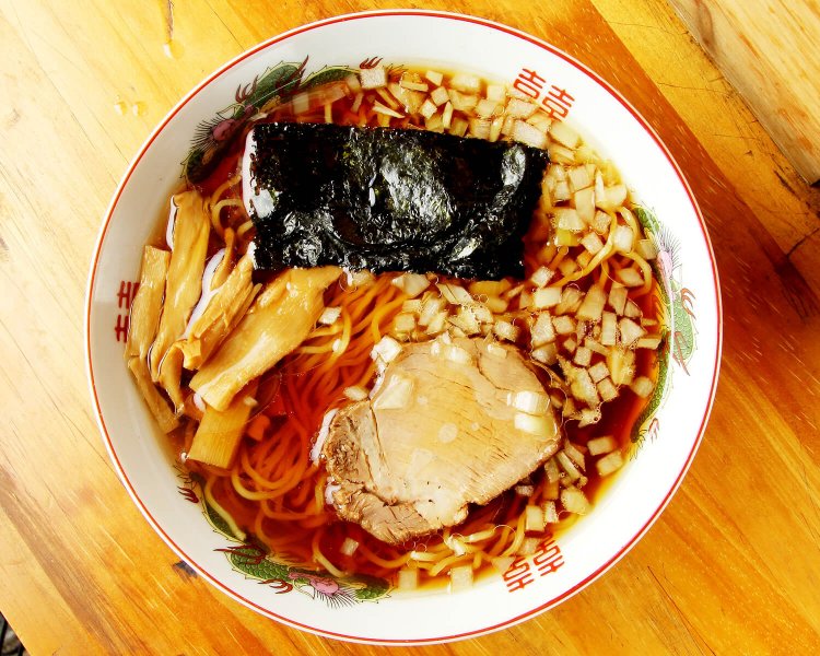 正油ラーメン650円。