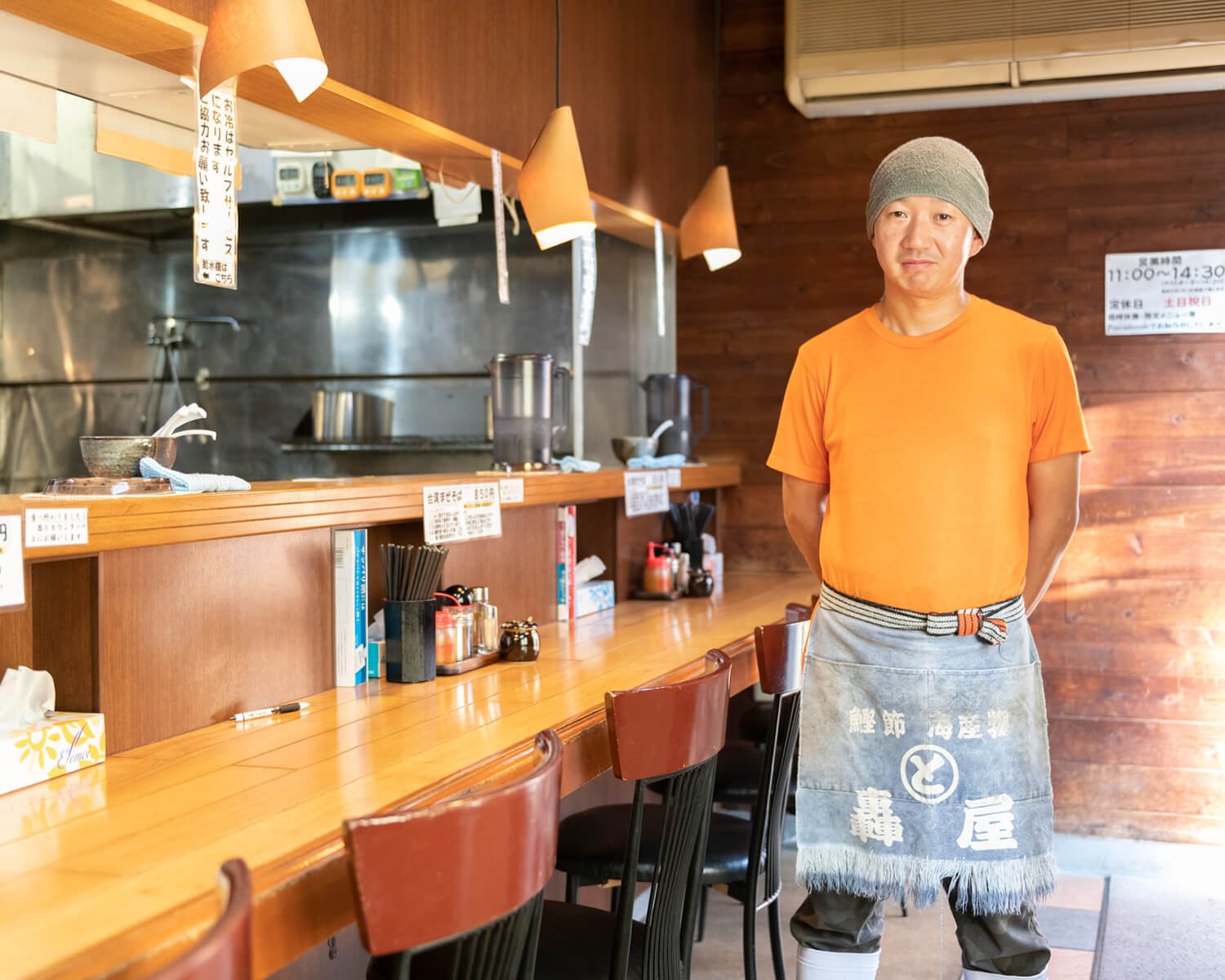 『ときわ亭』の店主