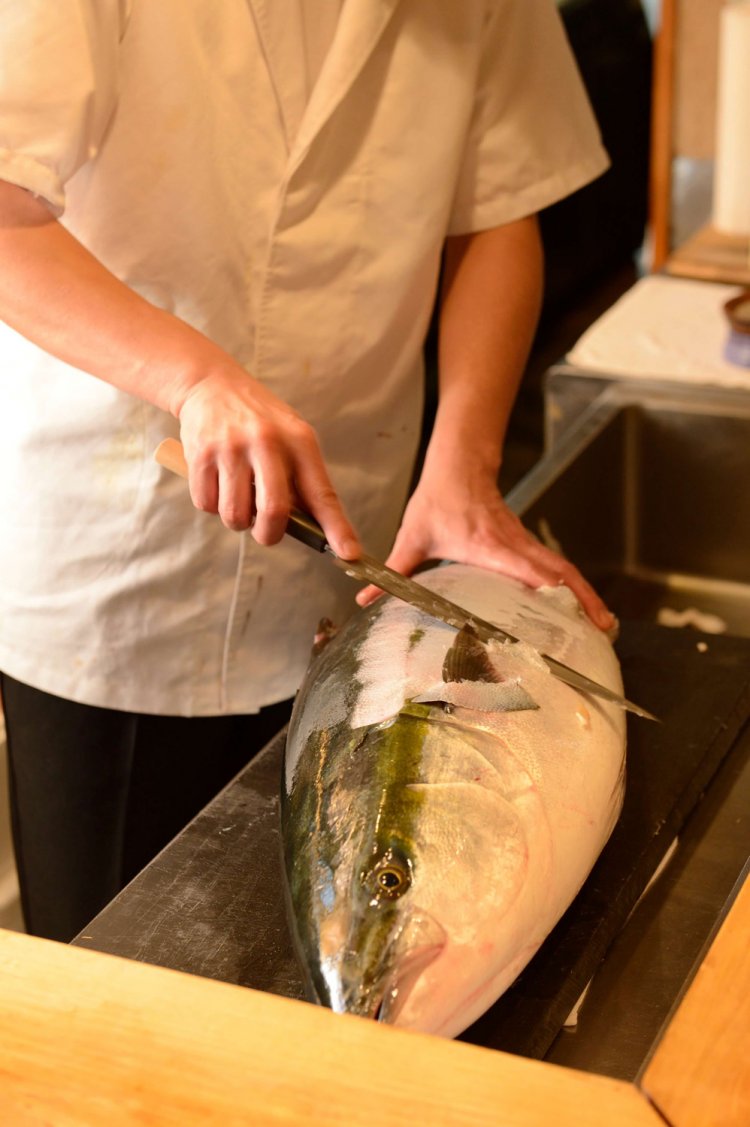 産地直送の寒ブリ！