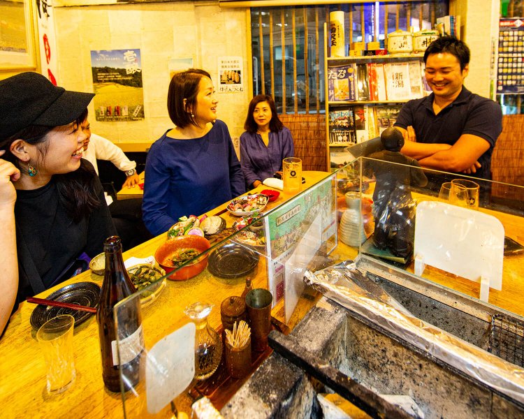 富田さんが薦めるペアリングで、日本酒ファンが続出。