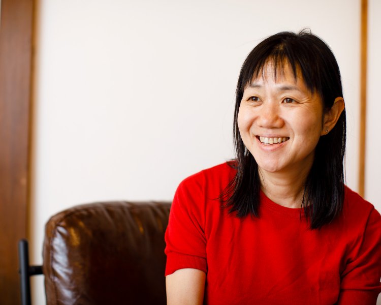 『BREWBOOKS』の2階でお話を聞いた。