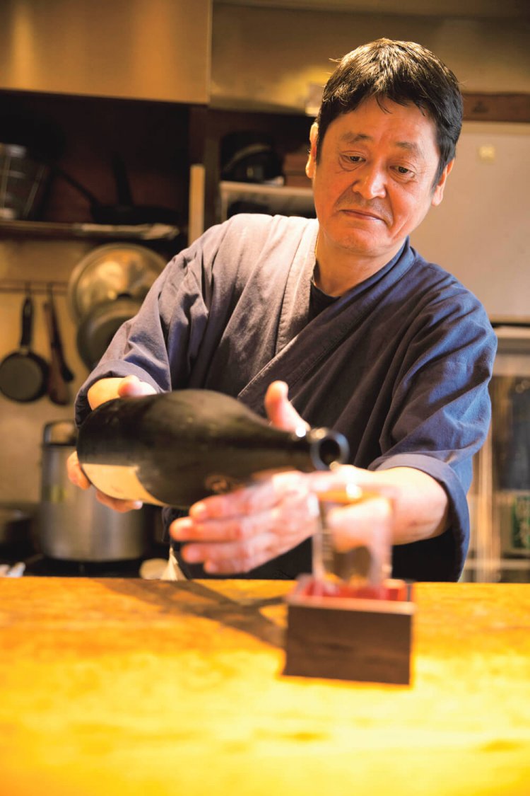 和食の修業を積んだ大将。