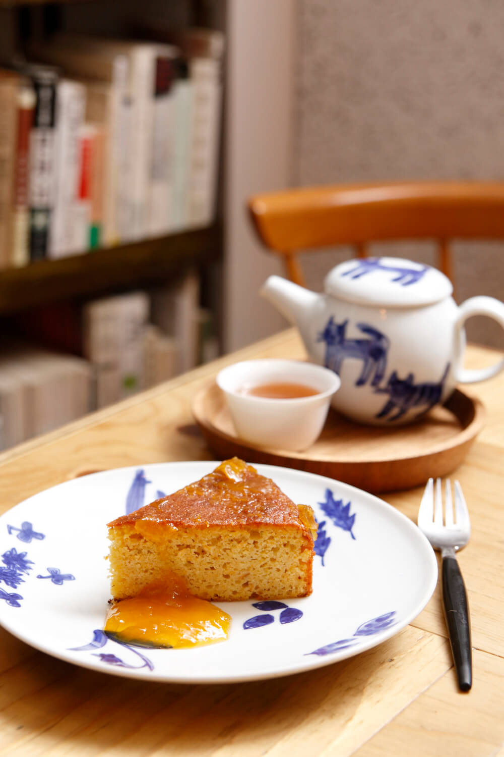 中国紅茶550円はキャロットケーキ550円と合わせると香りがさらに華やぐ。