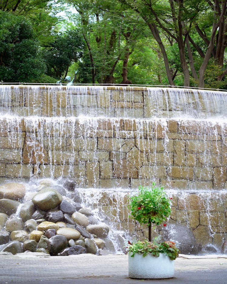 新宿ナイアガラの滝。