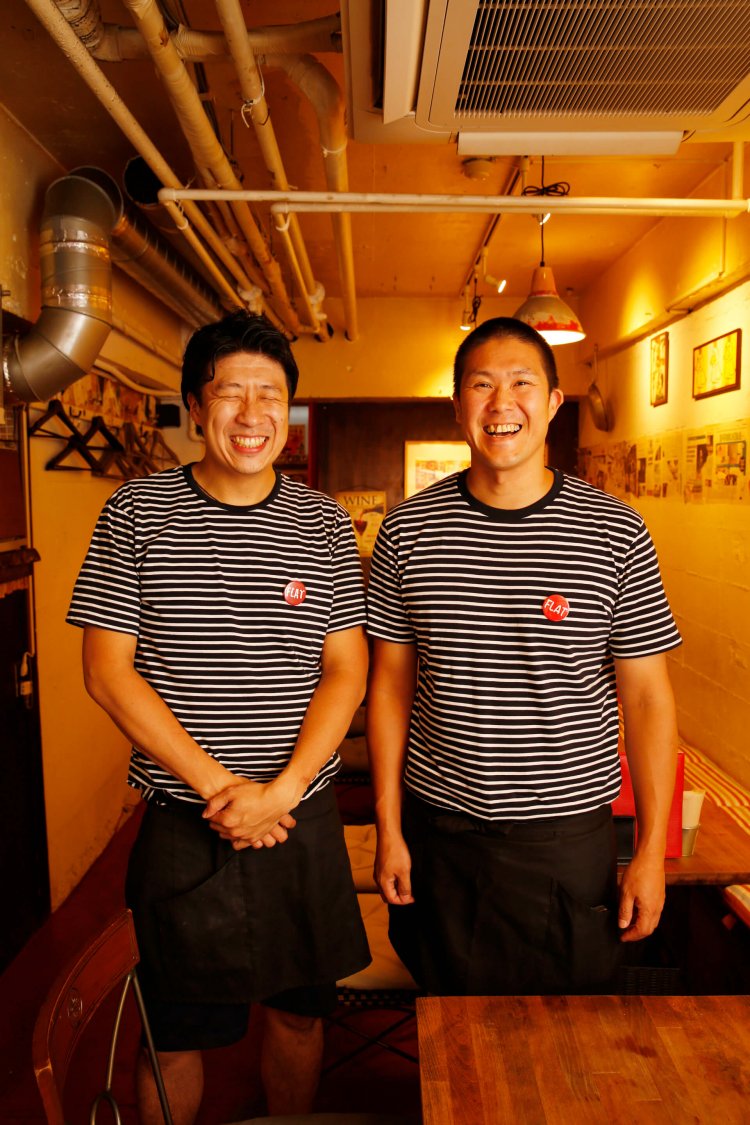 右から矢吹さん、阿部剛大さん。