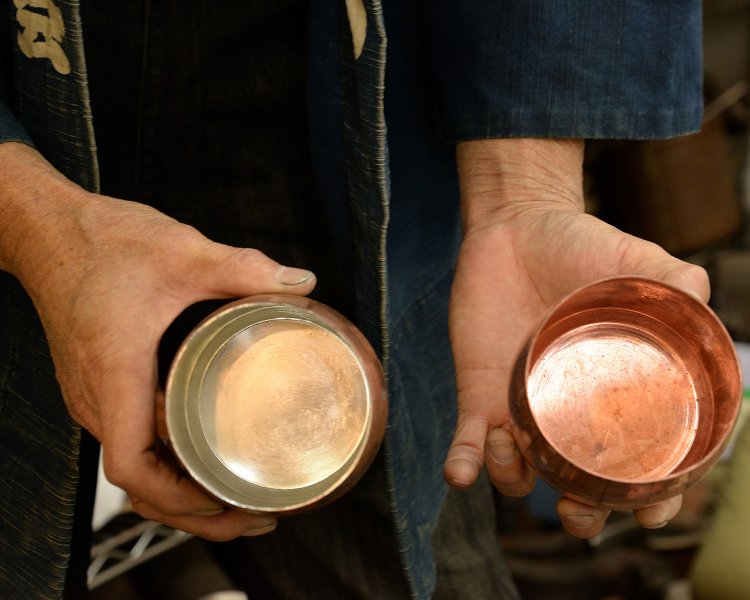 内側は錫（すず）でコーティングされ、絶対に錆びない。