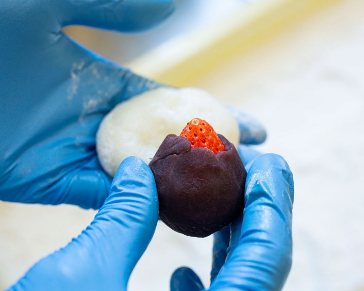 冬はいちご大福が登場。