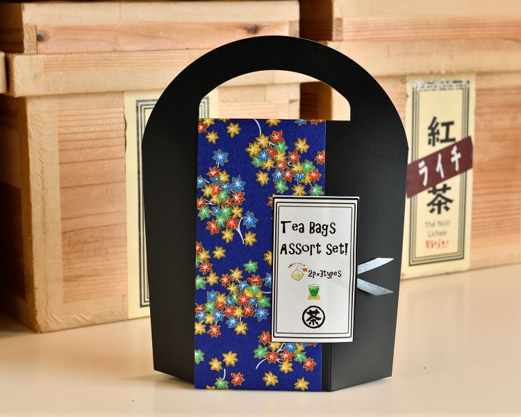 3種類のおすすめが2パックずつ入るTea Bagsアソートセット1300円。