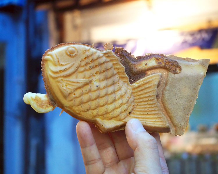 『水天宮たいあん』たい焼き150円〜。