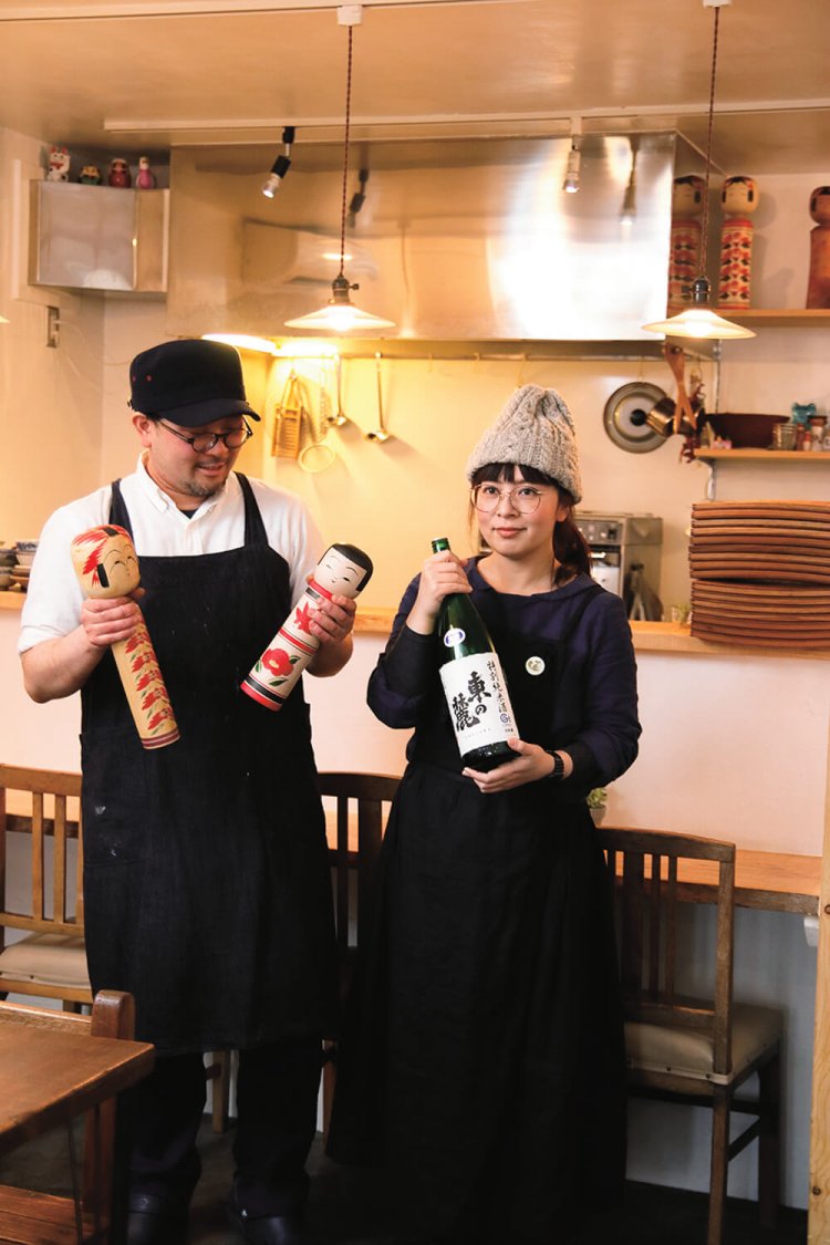 大月さんと妻・絵美さん。