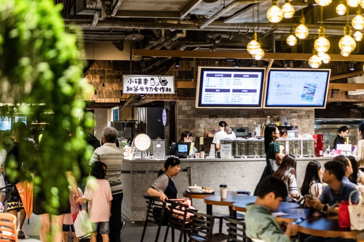 フードコート内にあるので、気軽に利用できる