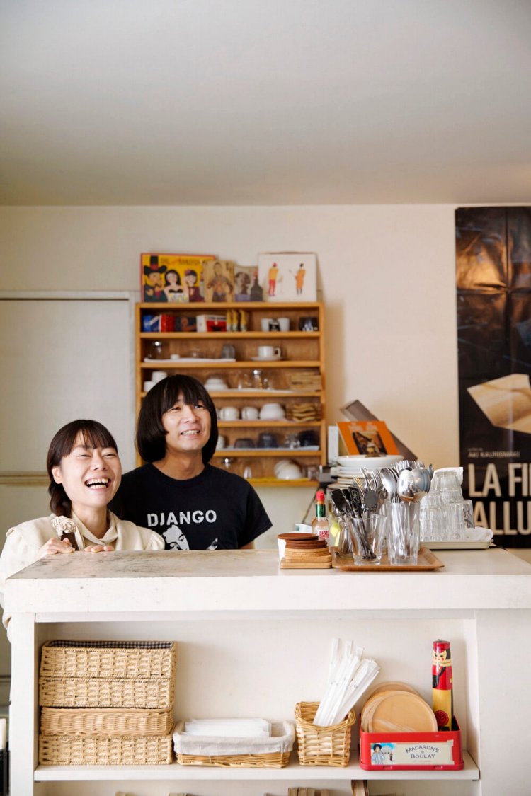 『マサコ』OGのゆみさんと、新宿『らんぶる』スタッフだった俊輔さん。