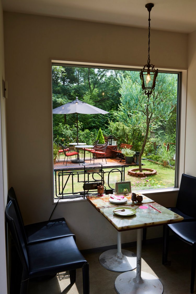 奥行を感じる眺め。