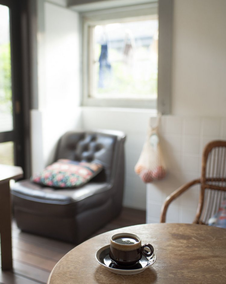 清澄白河の『アライズコーヒー ロースターズ』が手がけたオリジナルブレンド550円。お代わりは300円。