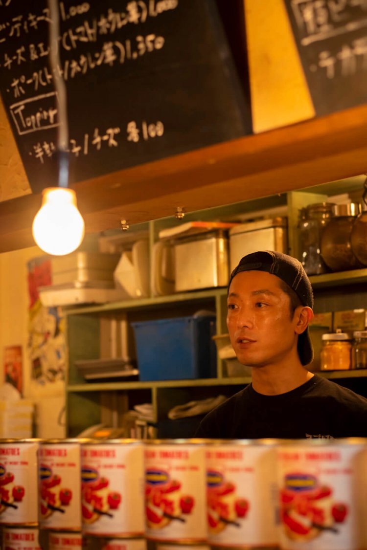 店主の西暢央さん。店名は祖父の名前から取ったそう。