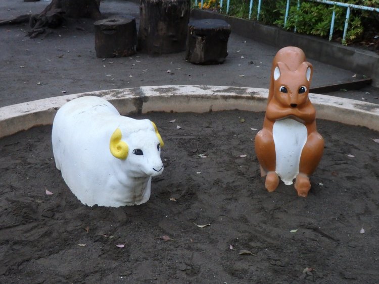千駄木の須藤公園にて（2017年撮影）