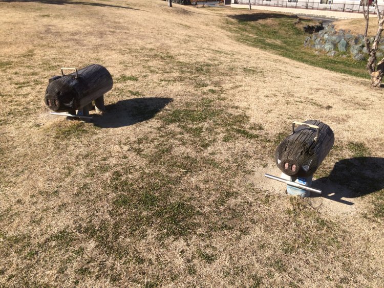 連取中央公園にて（2014年）