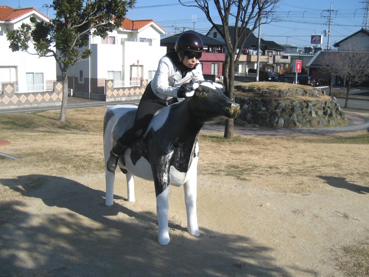 連取中央公園にて（2014年）