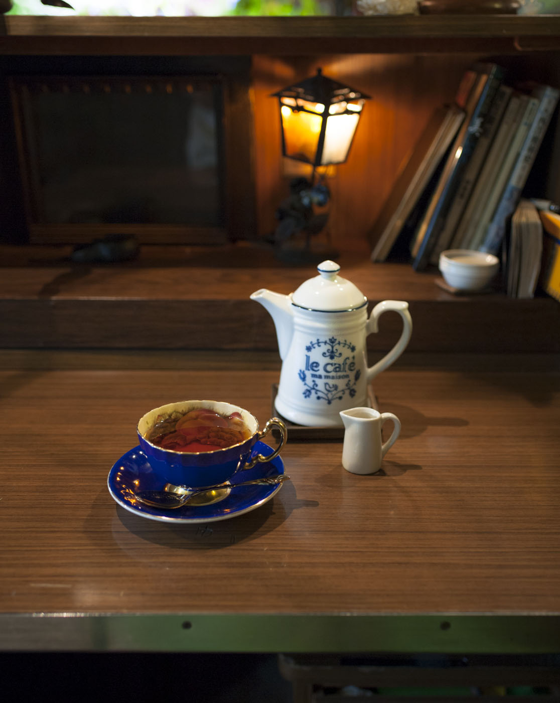 オールド・アールグレイ550円。紅茶・コーヒーはポットサービスだ。