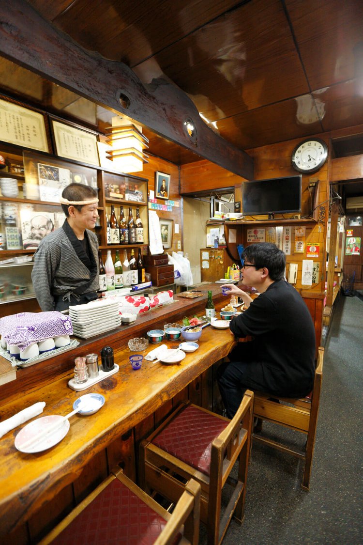 ねじりはちまきが決まっている大将。