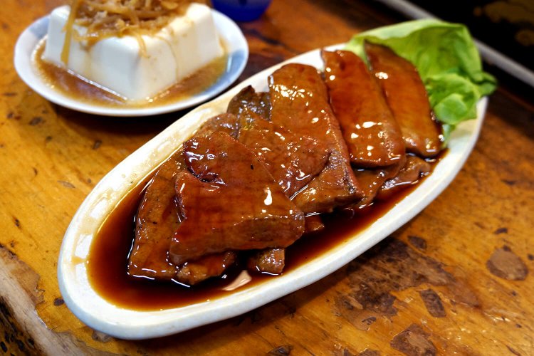 レバー焼き702円