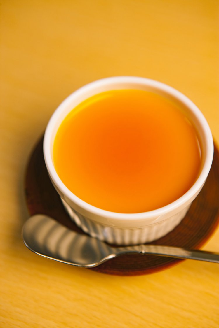 食後にはリッチな味わいのプリン300円を。