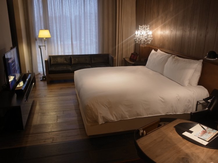 居心地のいい客室。