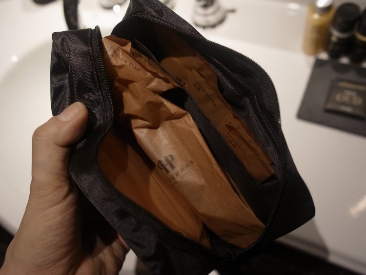 アメニティもおしゃれだ。