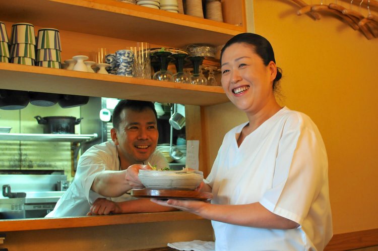 浩正さんの「上がったよー！」の声に、「ただいまー！」と恵さん。