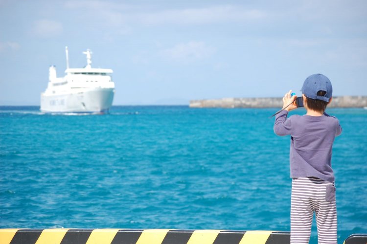 渡名喜島　フェリー①