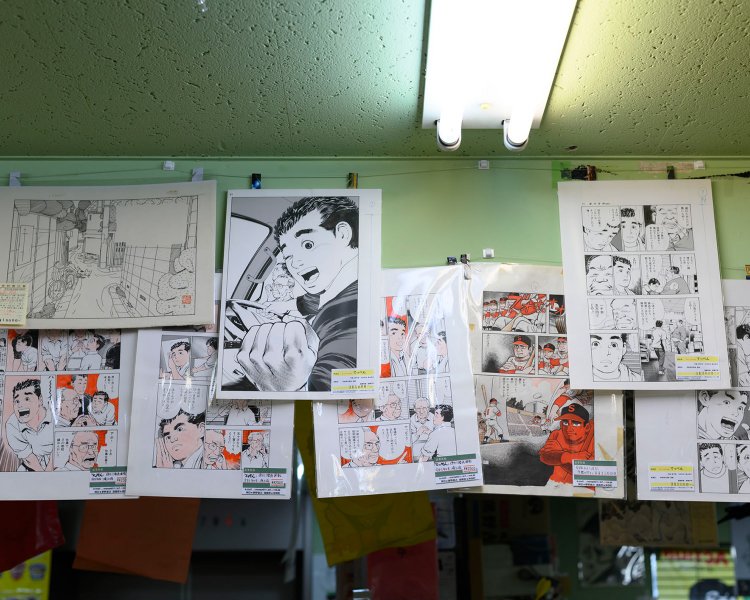 貴重な原画も多い。生々しい筆致に思わず見入る。