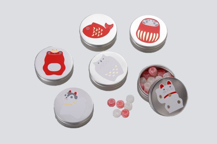 縁起缶キャンディ（全6種）