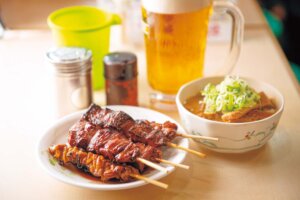 もつ焼き 登運とん1