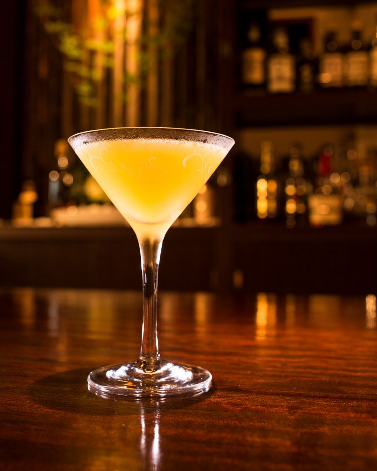 パッションフルーツのシロップ、柑橘の果汁入りでハッとするフレッシュさ。1100円。