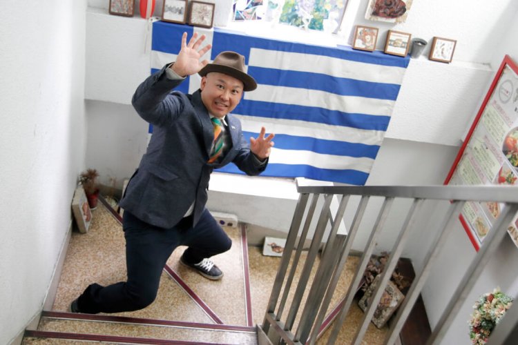 今ではすっかりギリシャ通の乾さん。ギリシャの観光スポットを聞きにくる客もたくさんいる。