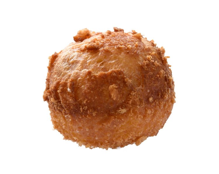 シェフ手作りの濃厚なカレーが入った自家製カレーパン240円。