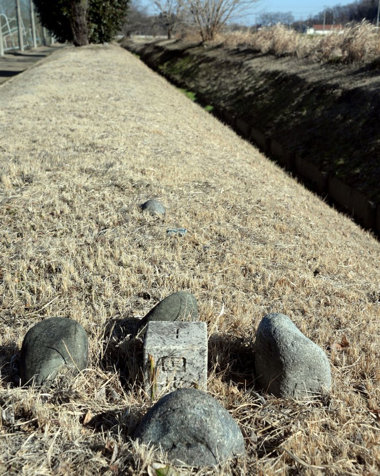 遠くに大蔵集落を望む「兼ケ谷戸」
