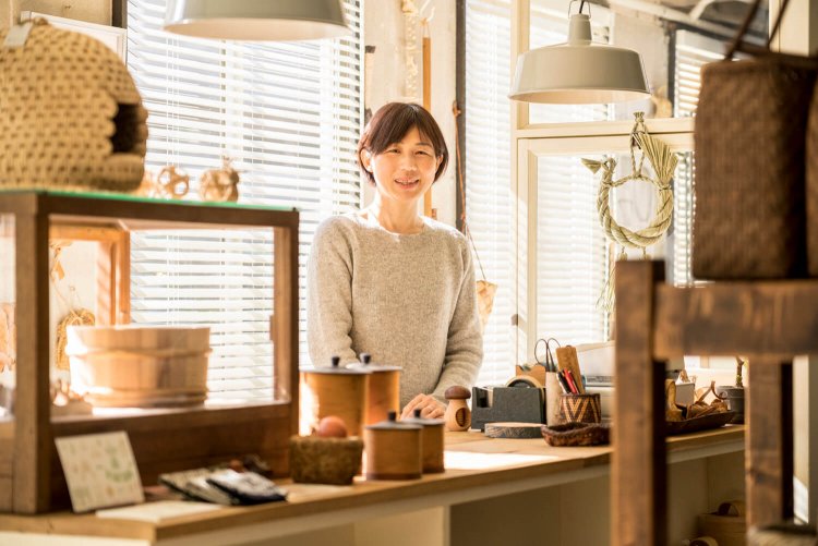 「カゴは経年変化も魅力です」と伊藤さん。