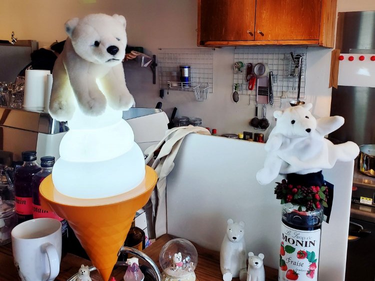 シロクマカフェ　シロクマ2