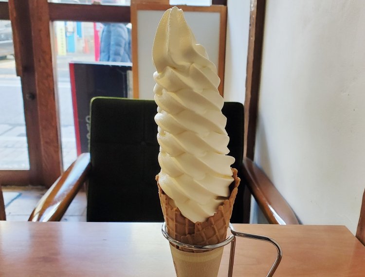 シロクマカフェ　ソフトクリーム