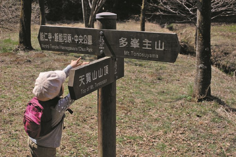 指導標が多く、安心して歩ける。