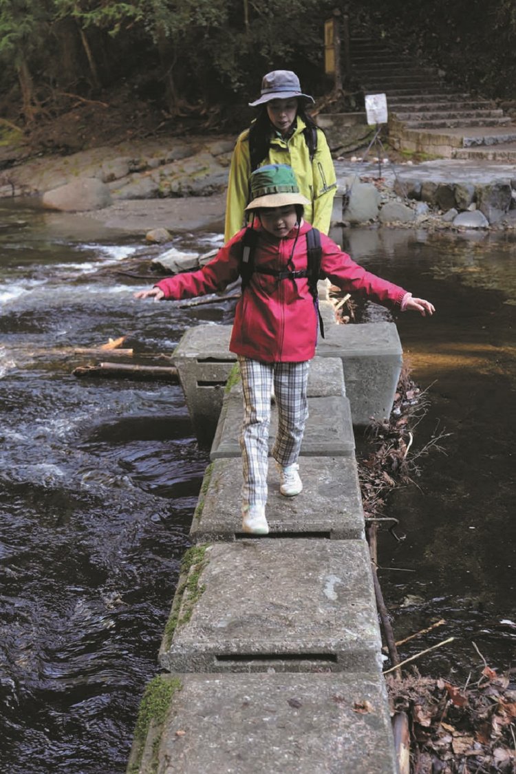 落ちないように気をつけて！