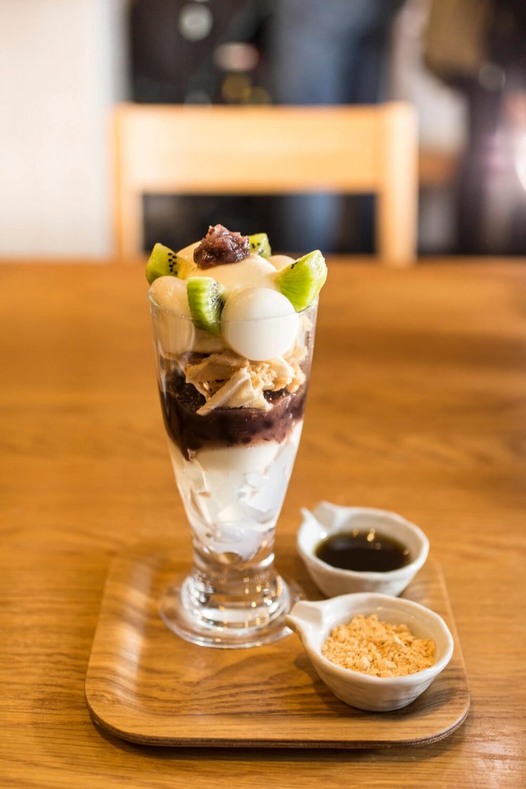 白玉ぱふぇ935円。