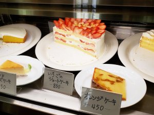 grace ショーケース　ケーキ