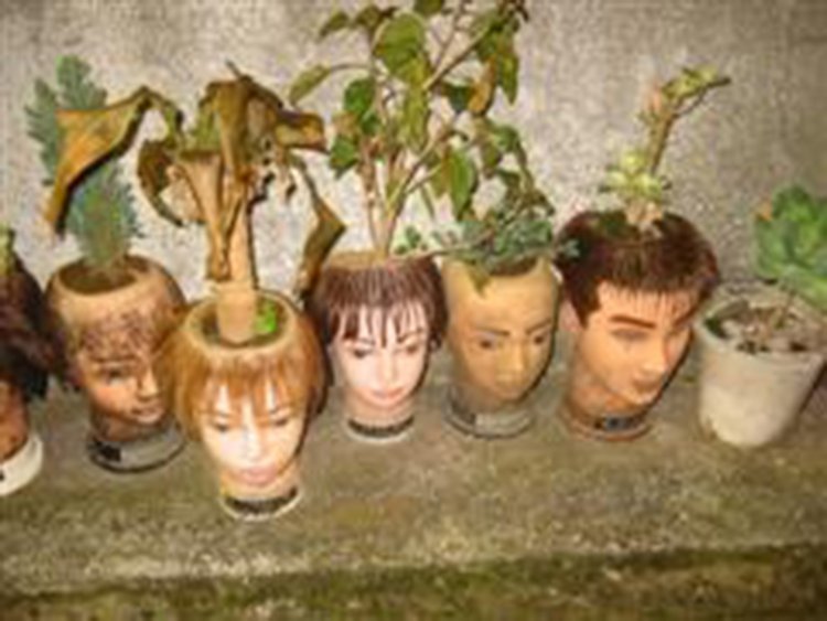 鎌倉のマネキン達（2005年撮影）