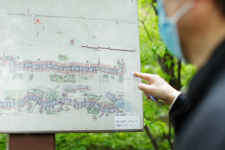 「以前、高井戸から三鷹まで玉川上水沿いを散歩した。今日はその続きのような感じ」