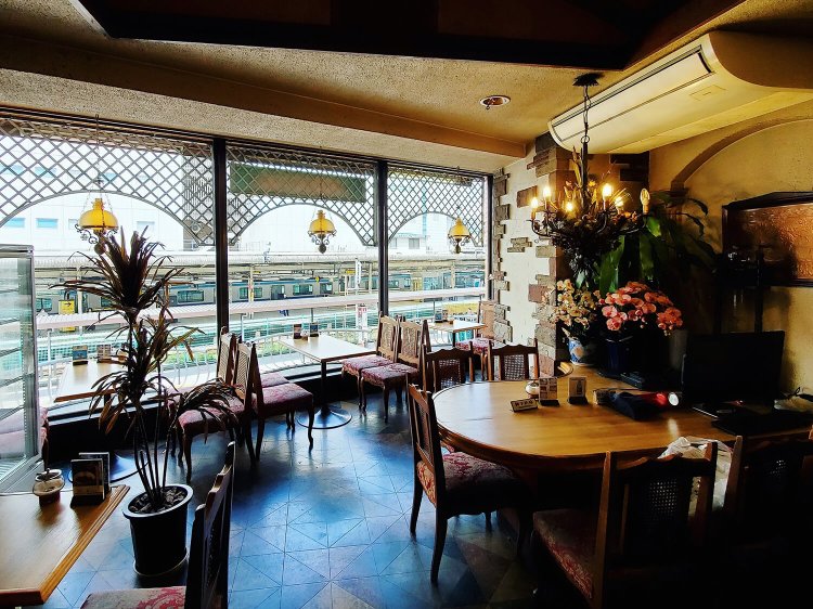 ゆったりとした店内。