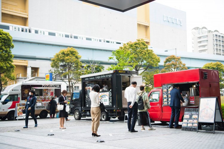 お台場のキッチンカー