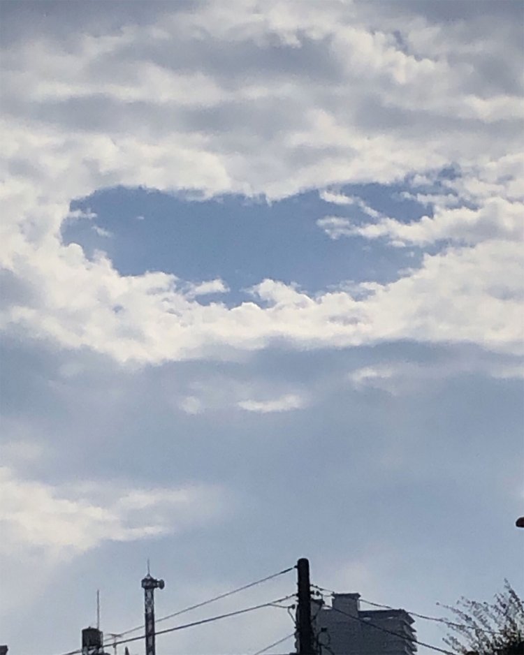 「曇りのち晴れ」の日は面白い雲の形を見つけるチャンス！